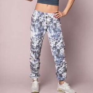 Emily Hsu Designs Blue Tie Dye Sweatpant, S